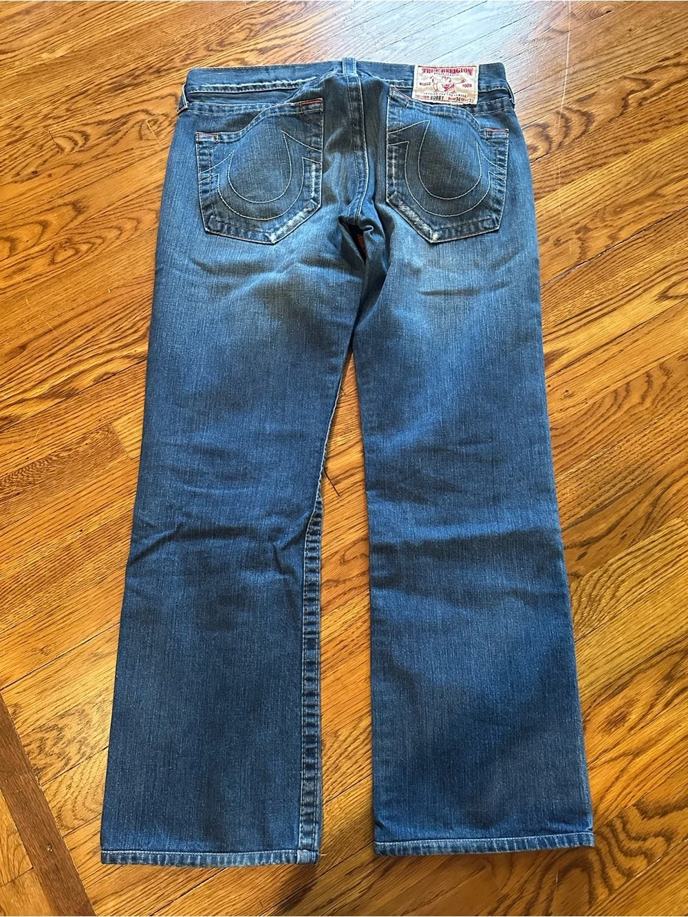 True Religion Men's Blue Denim Jeans Size 34